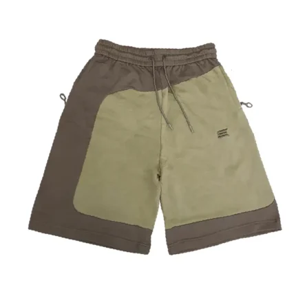 Kroen Asym Shorts Khaki Green (2)