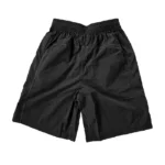 Kroen Black Nylon Overlock Shorts (2)