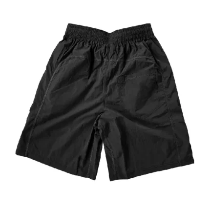 Kroen Black Nylon Overlock Shorts (2)