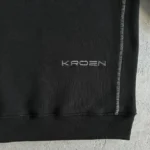 Kroen Featherlock Crew Neck Black (4)