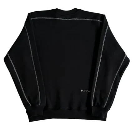 Kroen Featherlock Crew Neck Black (5)