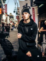 Croclock Hoodie Black
