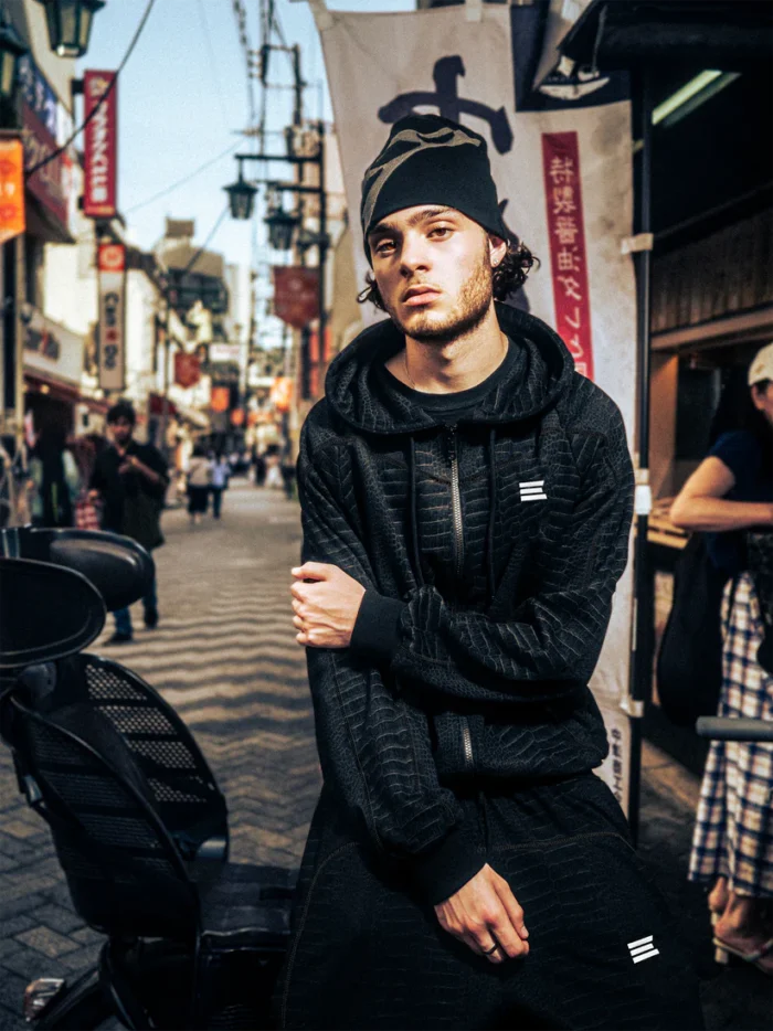 Croclock Hoodie Black